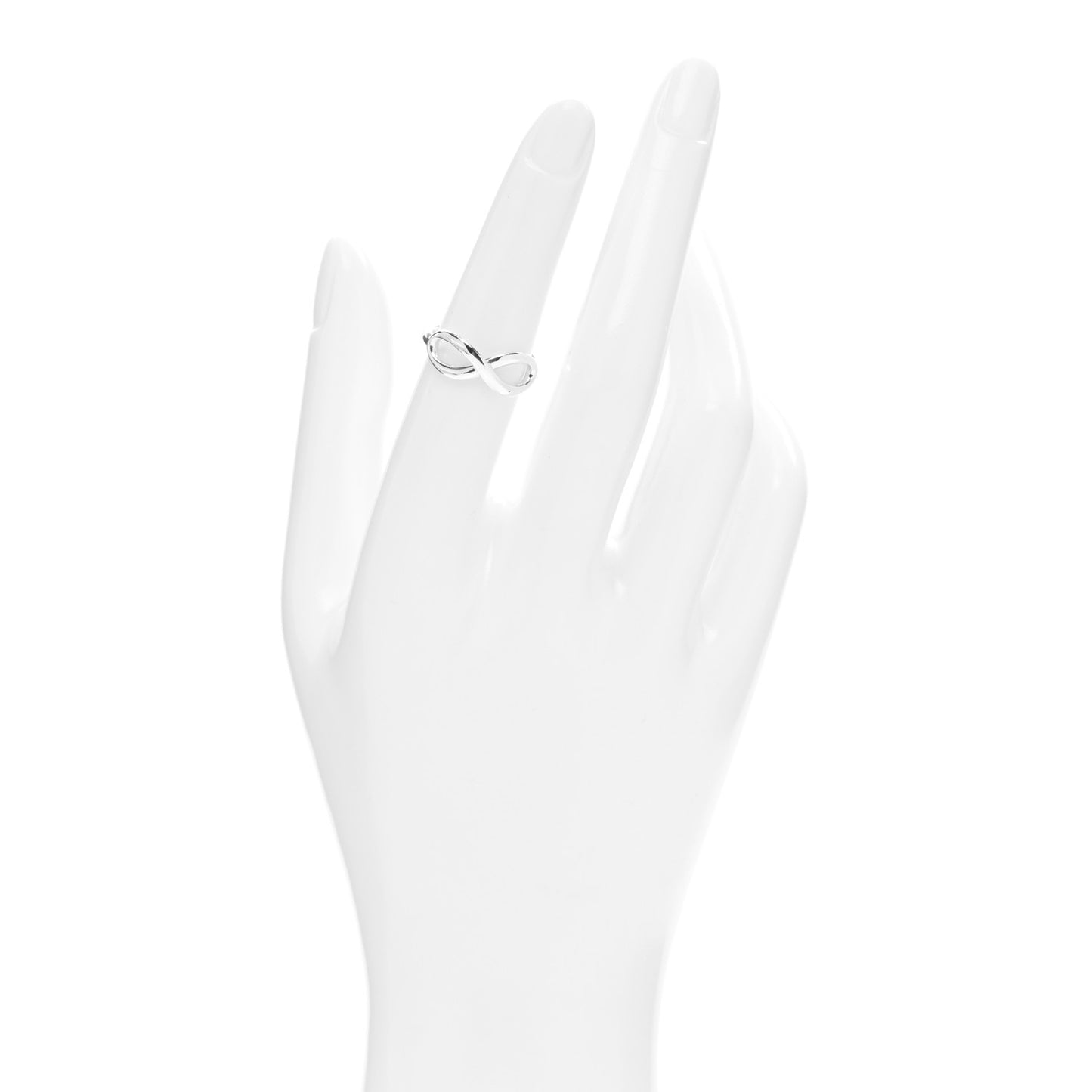 Sterling Silver Infinity Ring 50 5.5