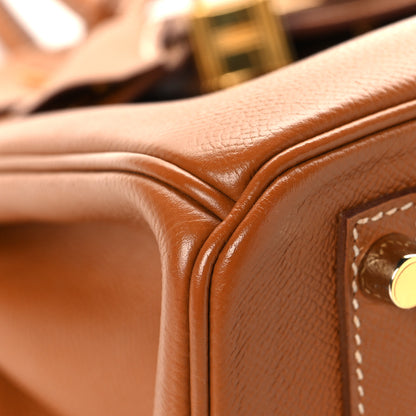Hermes Epsom Birkin 30 Gold 8 of 14