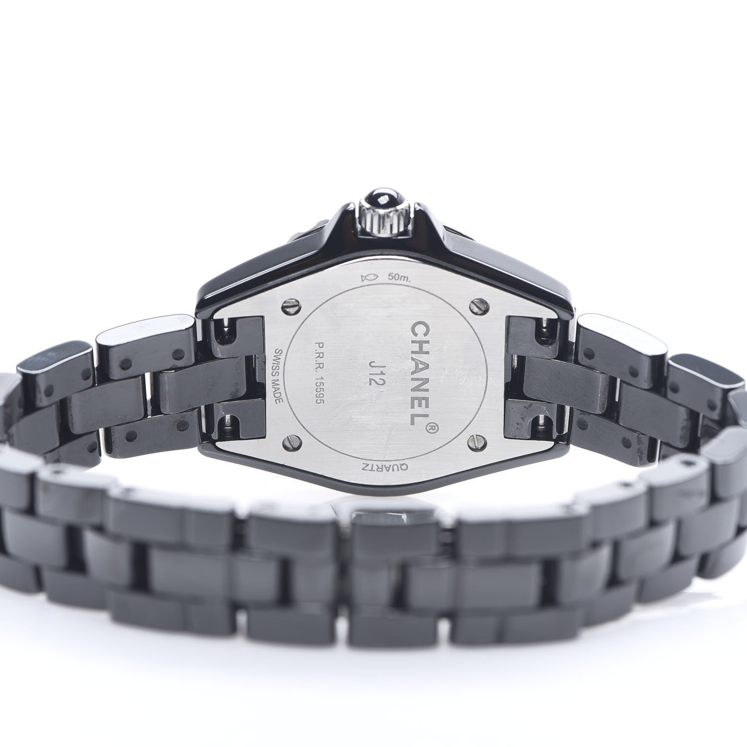 Chanel Stainless Steel Ceramic 29mm J12 Quartz Watch Black 4 of 4