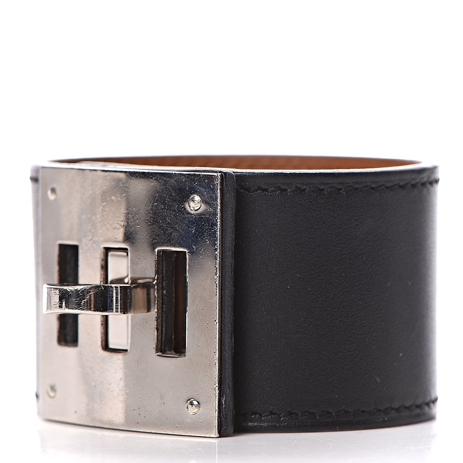 Hermes Box Kelly Dog Bracelet Black 3 of 7