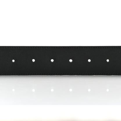 Gucci Moon Calfskin Pearl Double G 40mm Belt 85 34 Black Cream 3 of 7