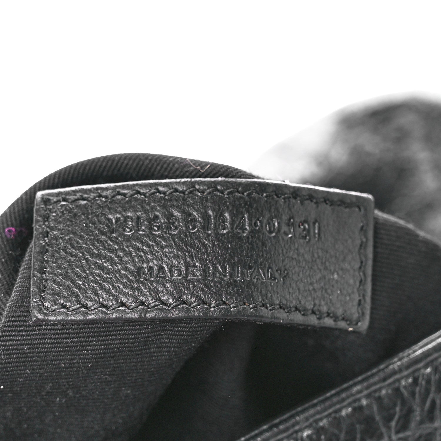 Saint Laurent Crinkled Calfskin Matelasse Monogram Medium Niki Chain Satchel Black 8 of 12