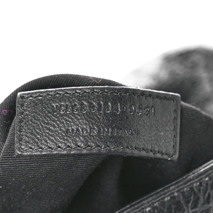 Saint Laurent Crinkled Calfskin Matelasse Monogram Medium Niki Chain Satchel Black 8 of 12