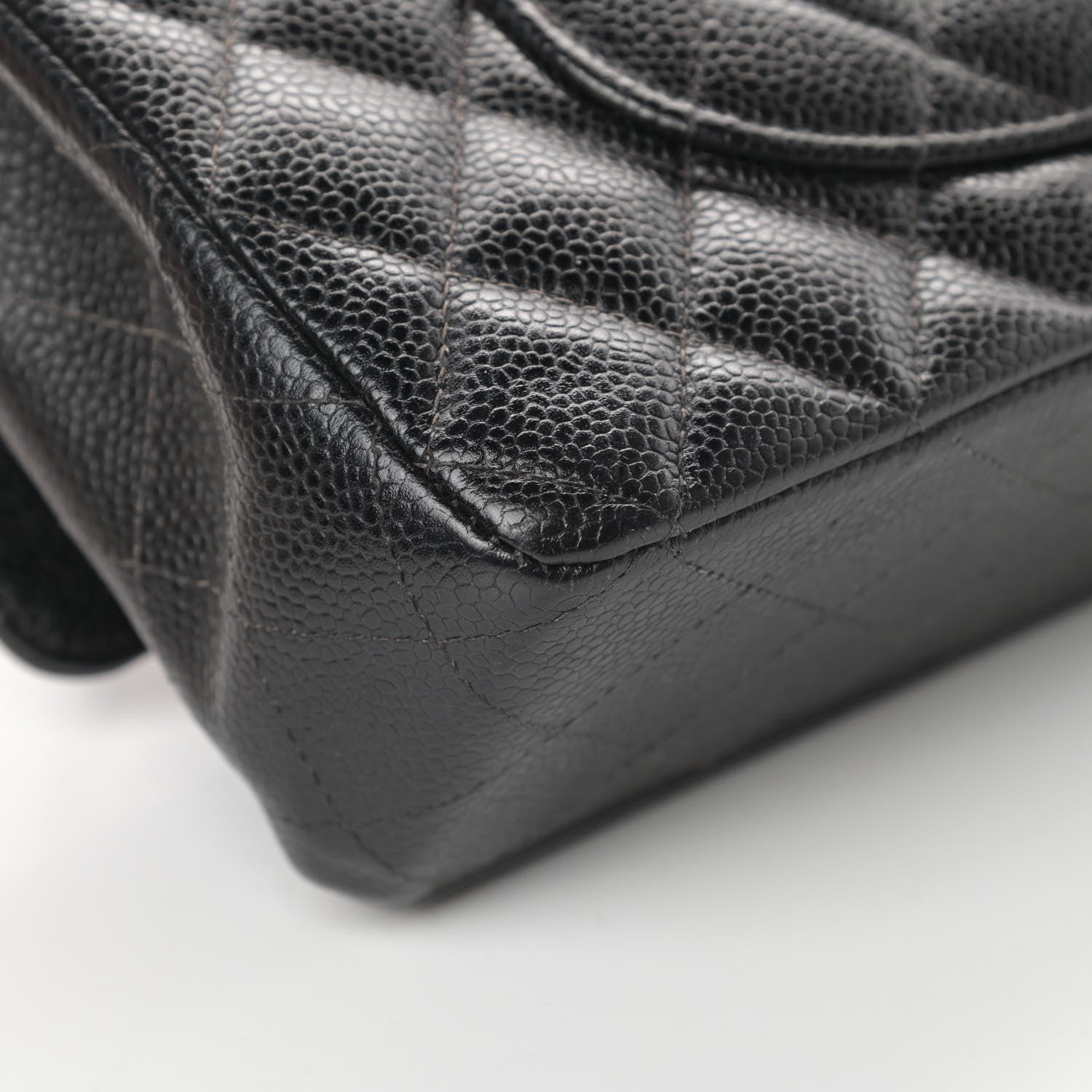 Chanel Caviar Quilted Medium Double Flap Black 11 of 18