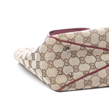 Gucci Monogram Medium Tote Red 7 of 9
