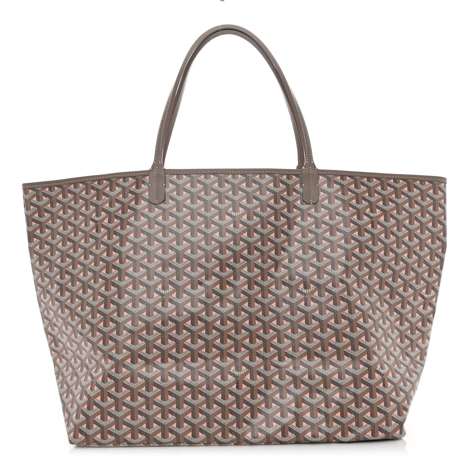 Goyard Goyardine Saint Louis Claire Voie GM Grege Powder Pink