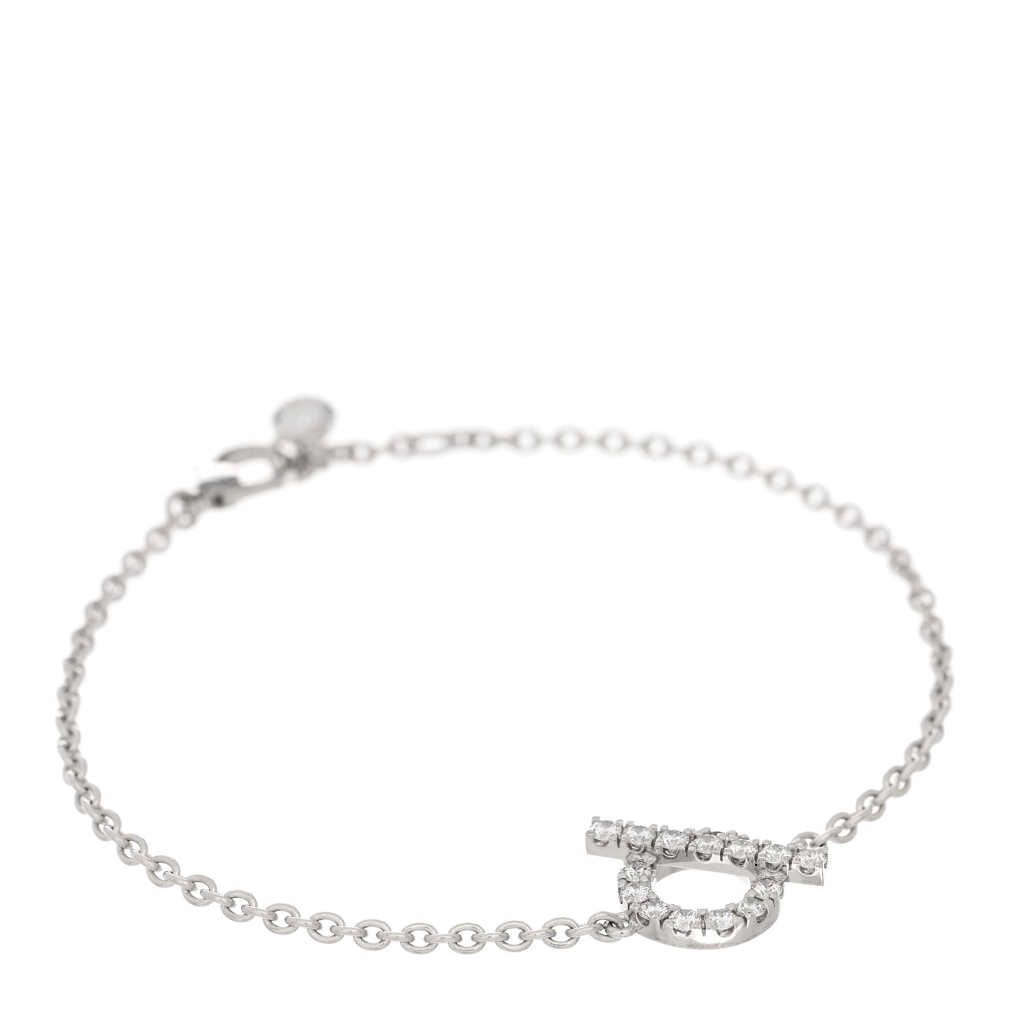 18K White Gold Diamond Finesse Bracelet ST
