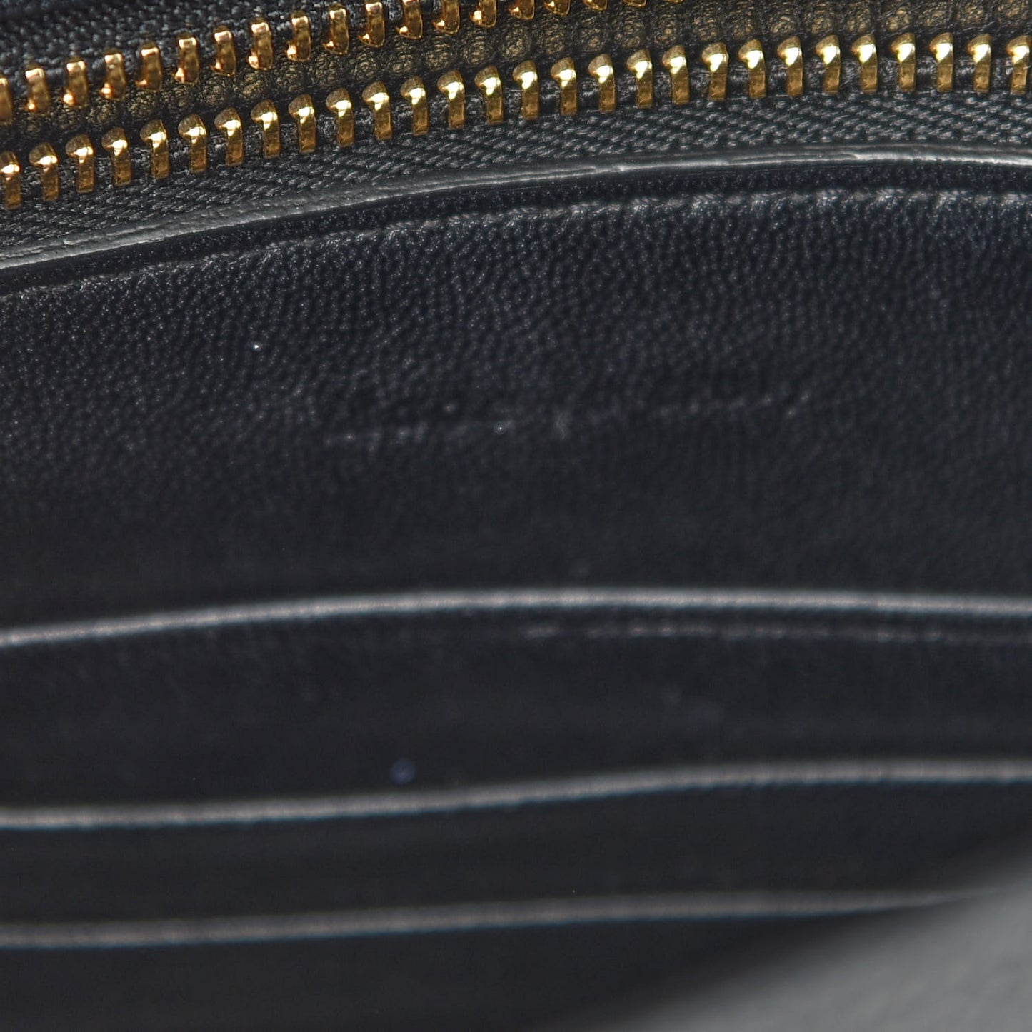 Grained Calfskin Small Trotteur Black