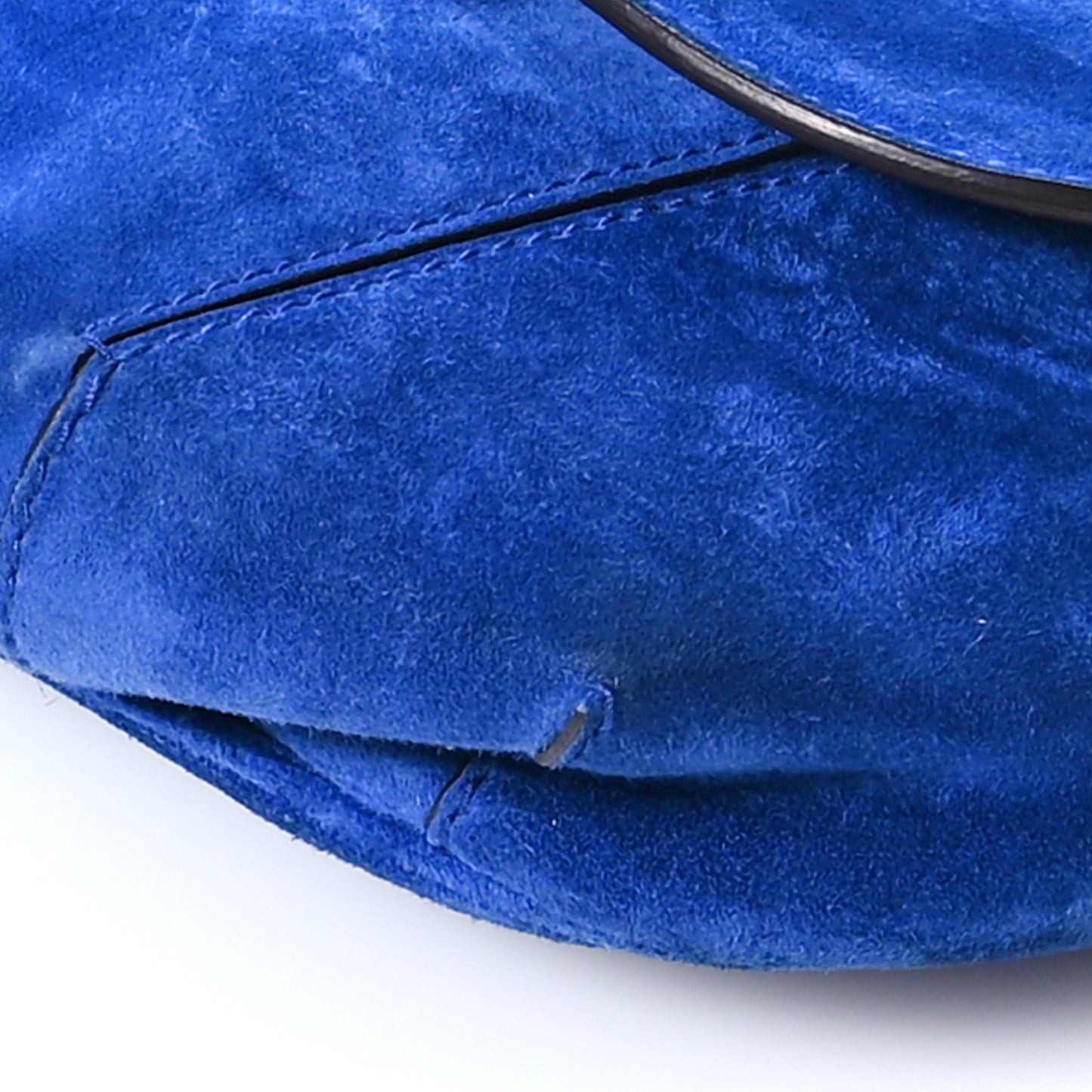 Suede Medium Nouveau Fringe Shoulder Bag Blue