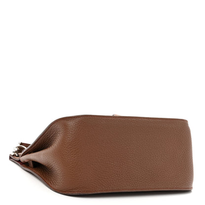 Hermes Taurillon Clemence Jypsiere 28 Marron D'Inde Rouge H 4 of 11