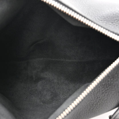 Louis Vuitton Calfskin Side Trunk MM Black 5 of 10