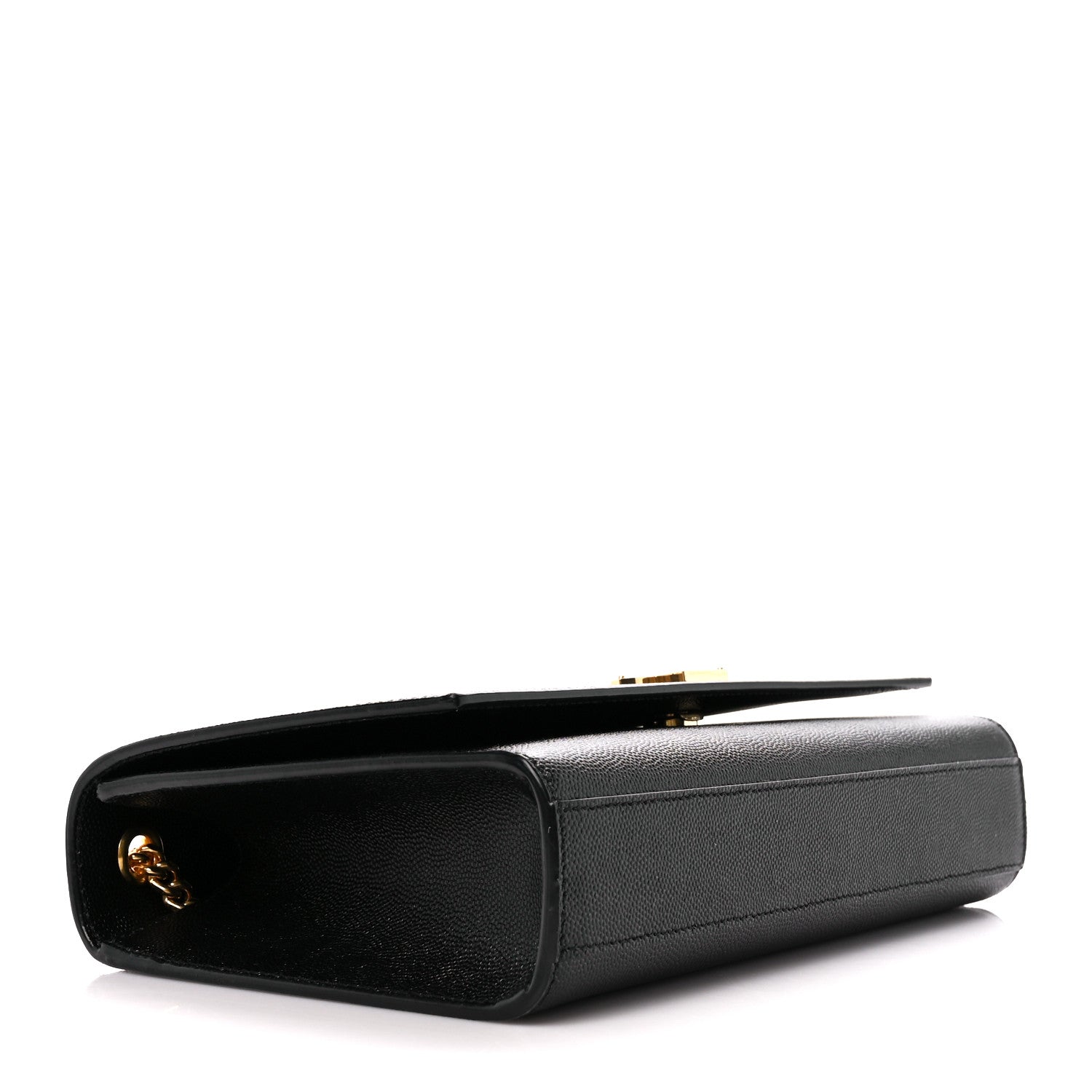 Saint Laurent Grain De Poudre Medium Classic Monogram Kate Satchel Black 4 of 12