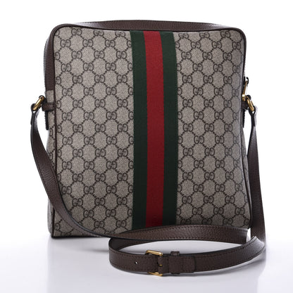 Gucci GG Supreme Monogram Web Medium Ophidia Messenger Bag Brown 2 of 10