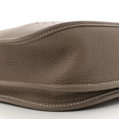 Hermes Taurillon Clemence Evelyne III PM Etoupe 9 of 10