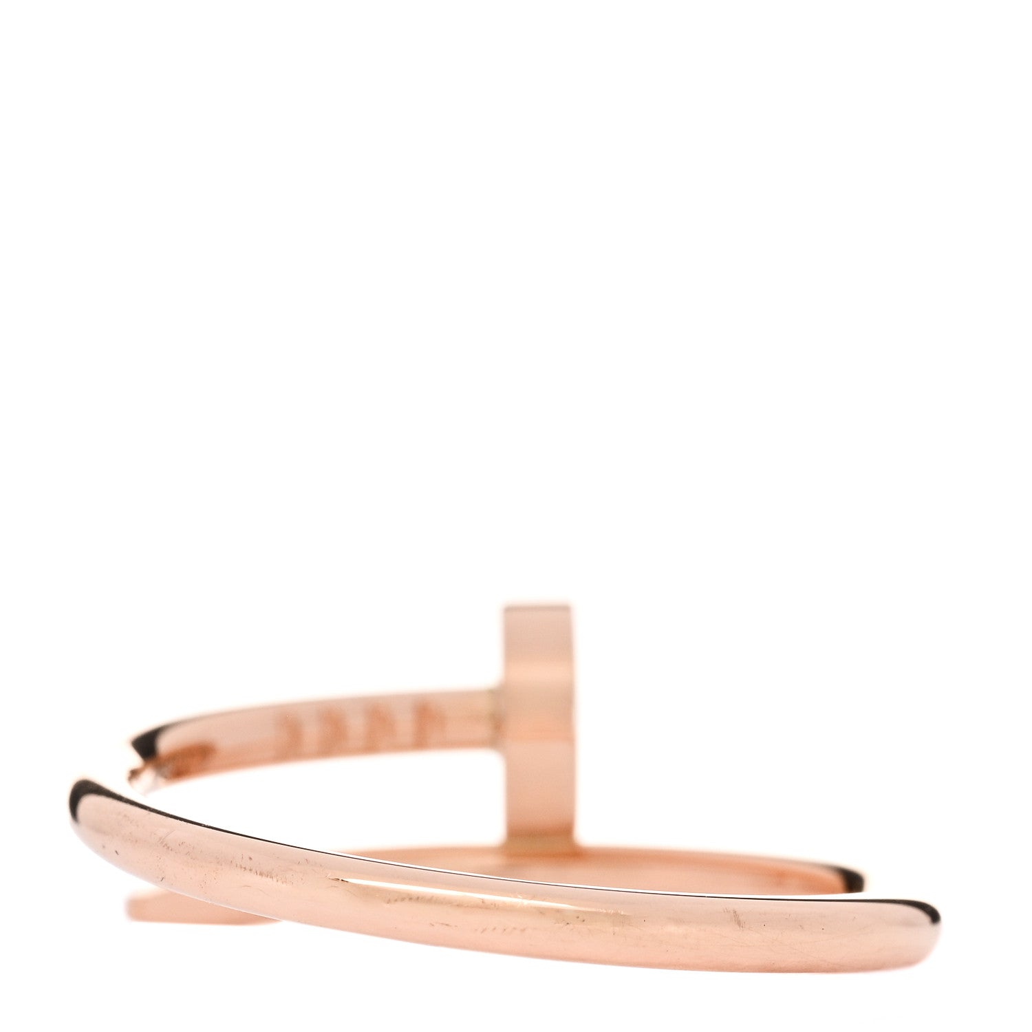 Cartier 18K Pink Gold Small Juste Un Clou Ring 54 6.75 3 of 5