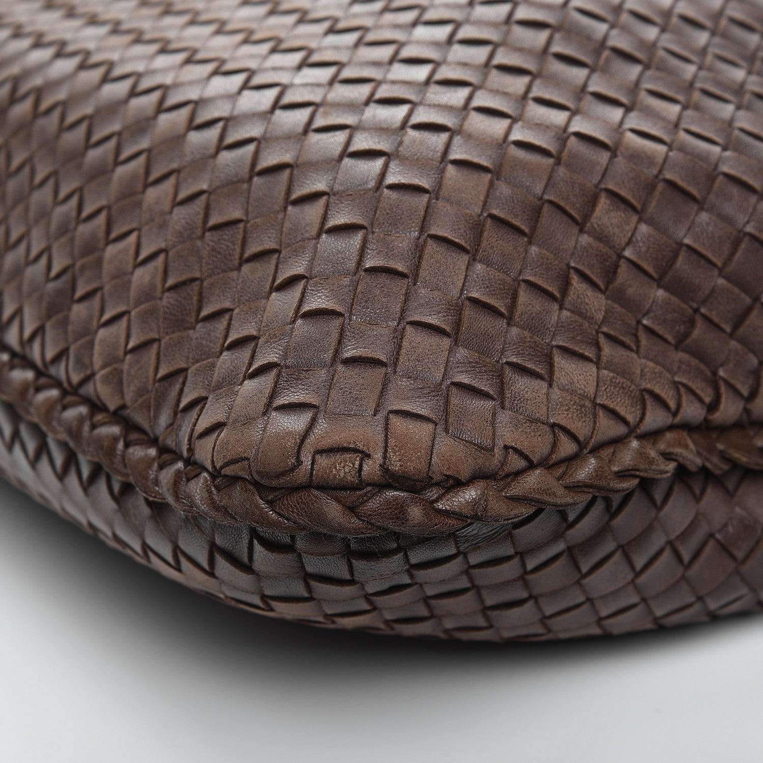 Bottega Veneta Nappa Intrecciato Large Veneta Hobo Ebano 12 of 13