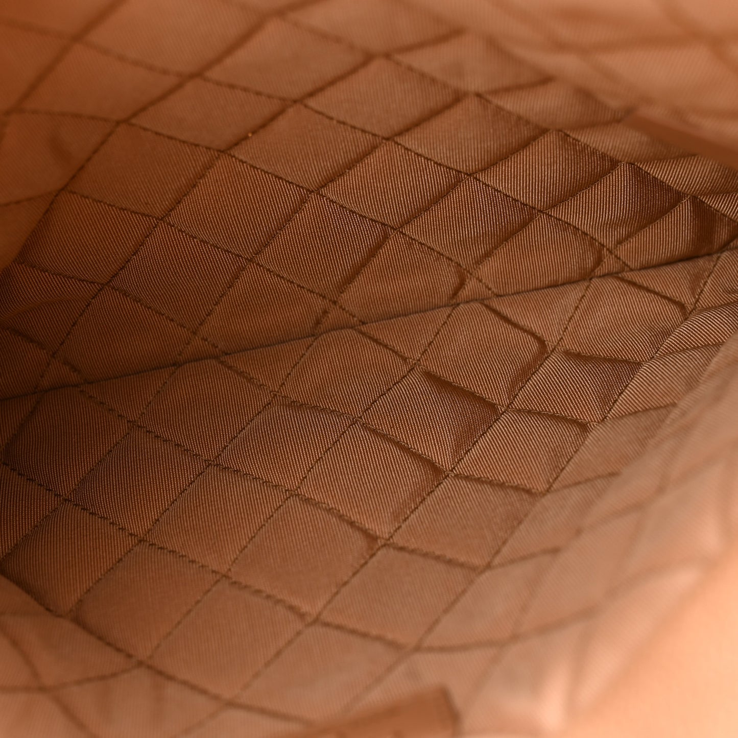 Caviar Quilted Medium Golden Class Pouch Beige