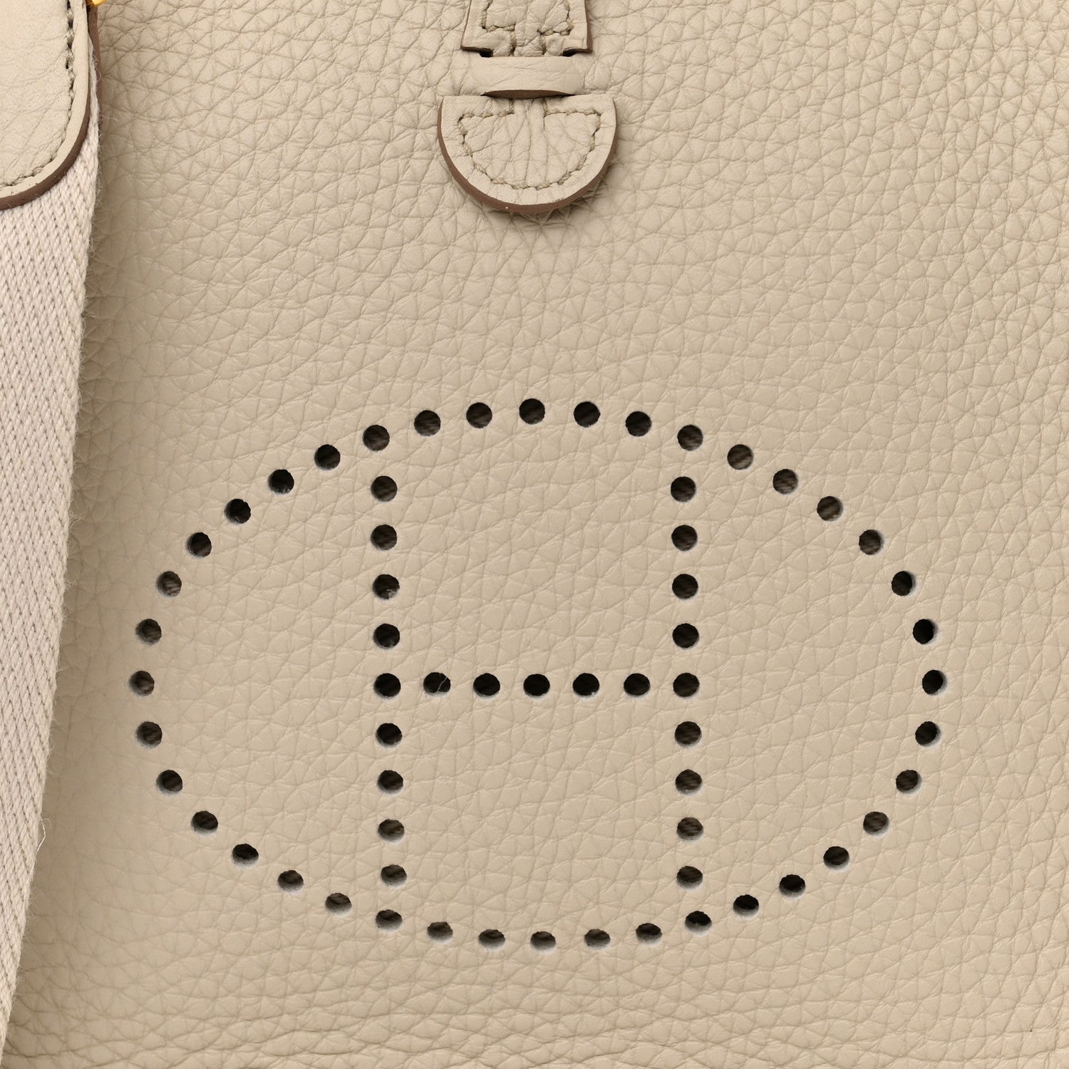 Hermes Taurillon Clemence Evelyne TPM Craie 8 of 11