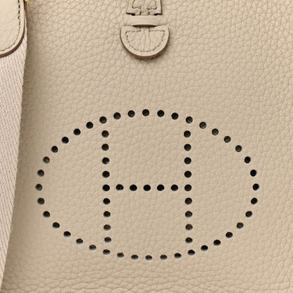 Hermes Taurillon Clemence Evelyne TPM Craie 8 of 11