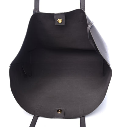 Saint Laurent Calfskin Large Shopping Tote Earth 5 of 15