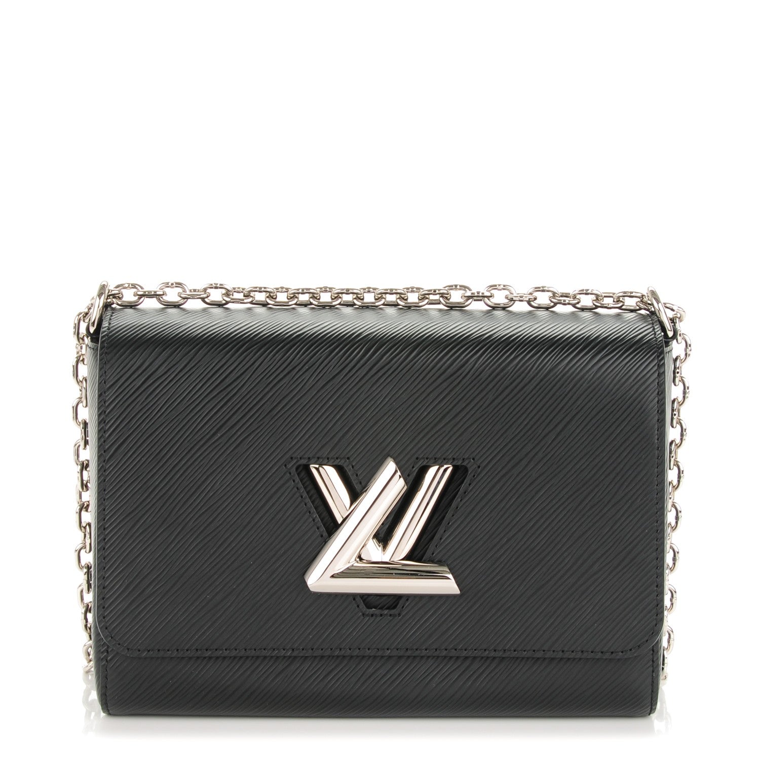 Louis Vuitton Epi Twist Shoulder Bag MM Black 1 of 8