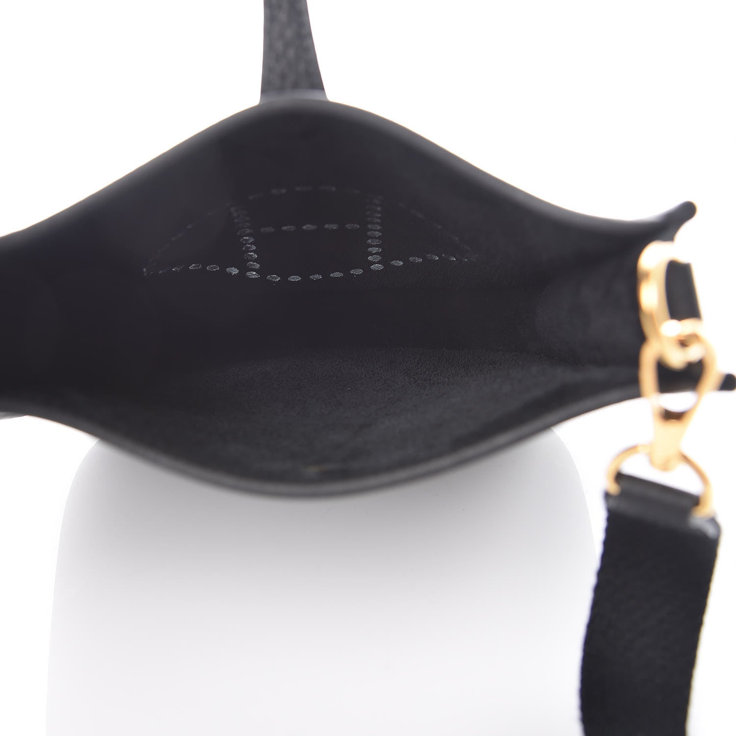 Hermes Taurillon Clemence Evelyne TPM Black 5 of 11