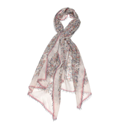 Chanel Cashmere Silk CC Scarf Multicolor 1 of 5