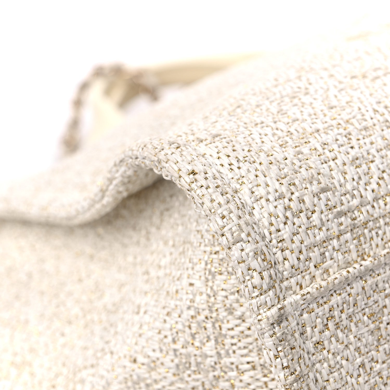 Chanel Mixed Fibers Calfskin Medium Deauville Tote Light Beige 8 of 17