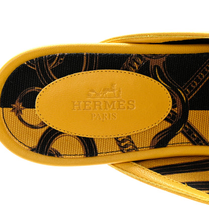 Hermes Goatskin Oz Mules 39 Jaune Sable 7 of 11