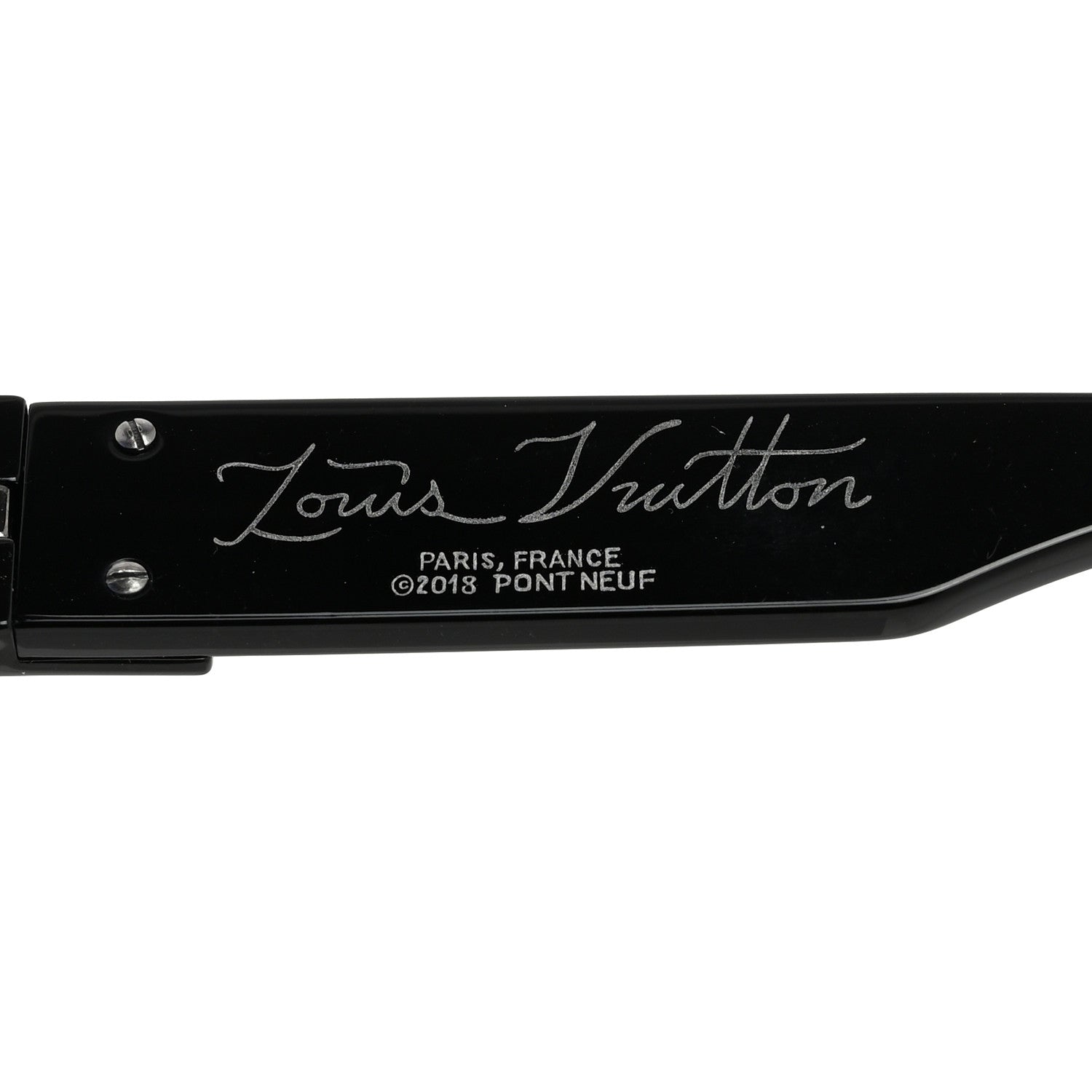 Louis Vuitton Acetate 1.1 Millionaires Z1277W Sunglasses Black