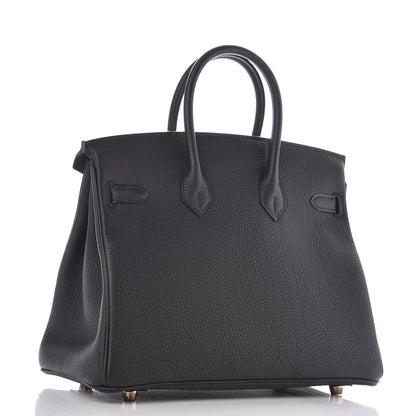 Hermes Togo Birkin 25 Black 3 of 37