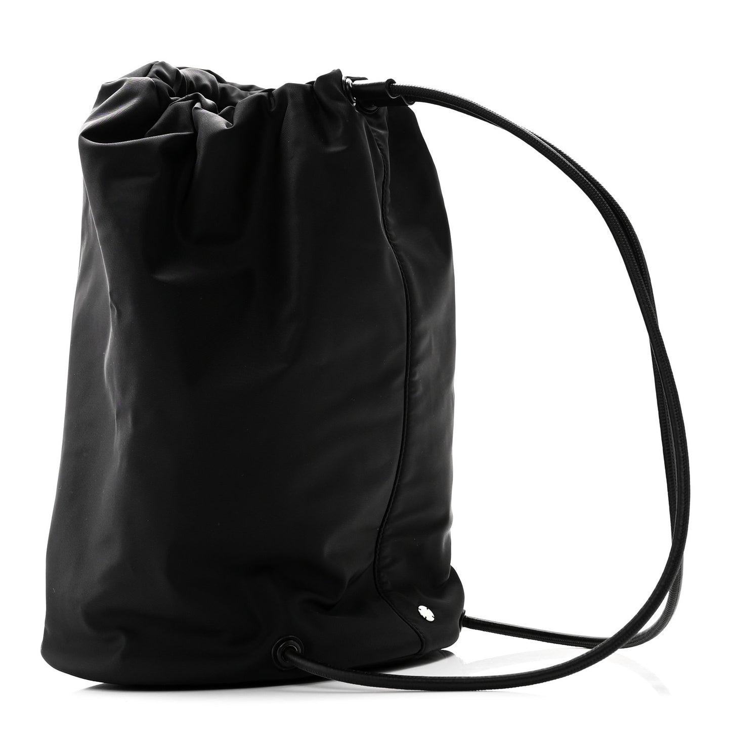 Nylon Sporty Backpack Black
