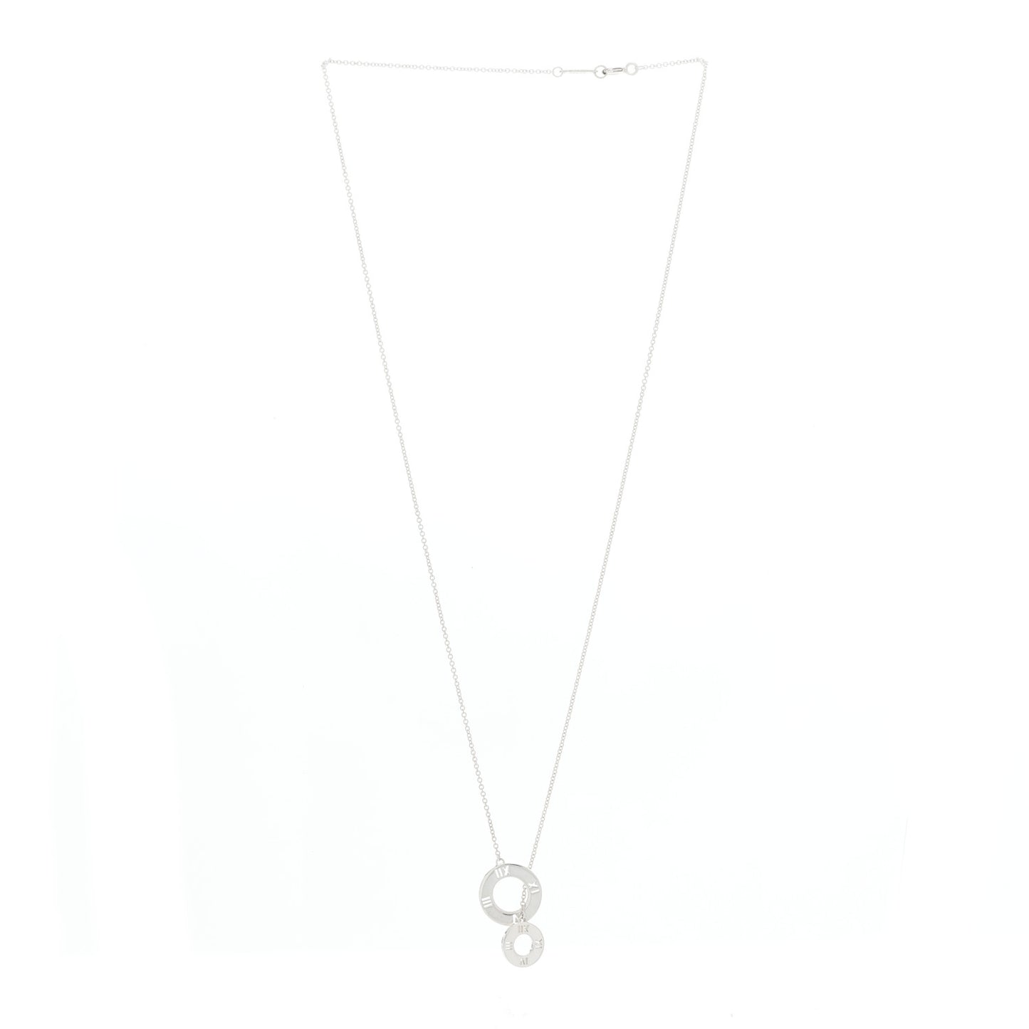 Sterling Silver Atlas Lariat Pendant Necklace