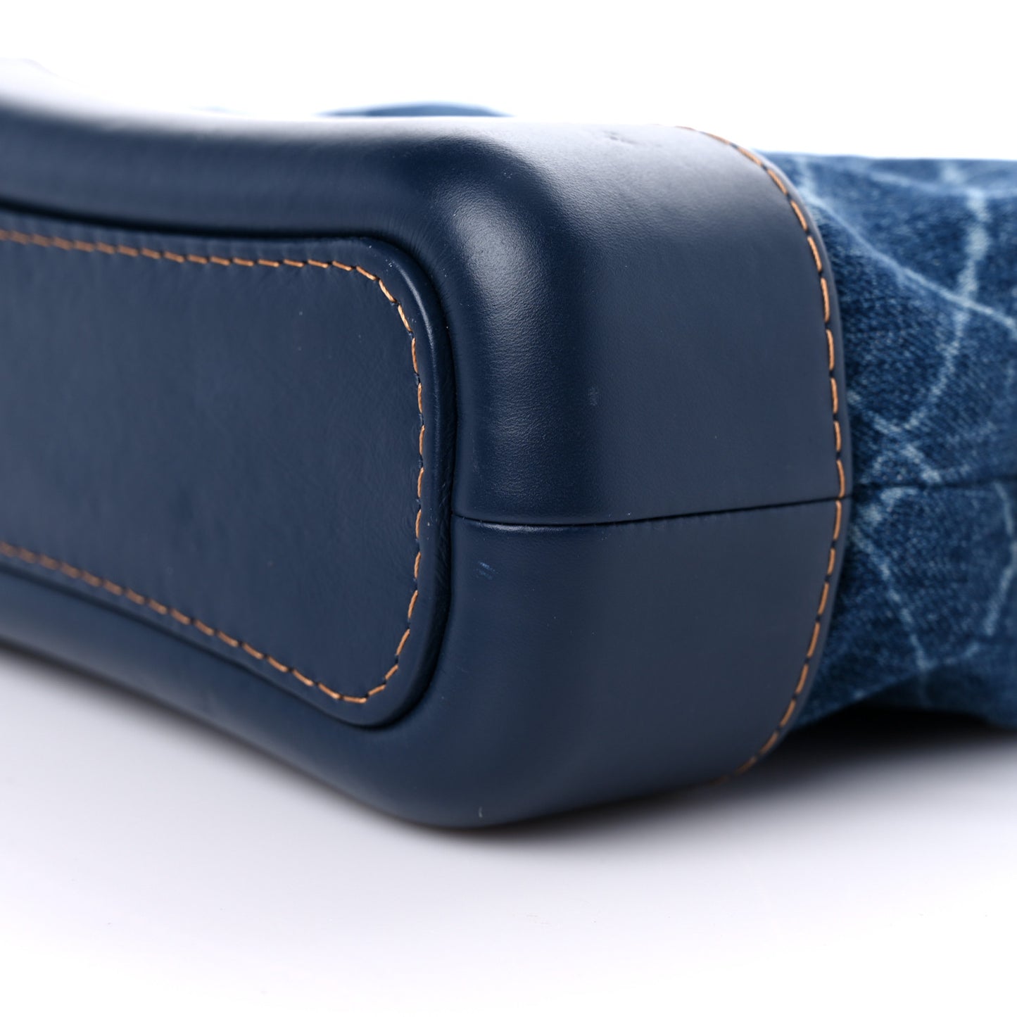 Denim Calfskin Small Gabrielle Hobo Blue