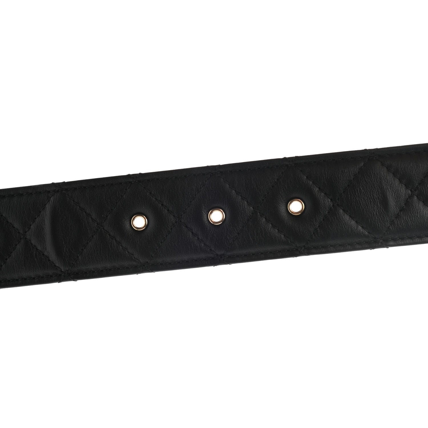 Chanel Calfskin Quilted CC Chain Belt 90 36 Black 4 of 8
