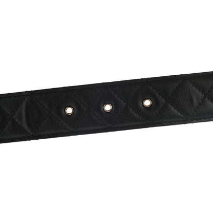 Chanel Calfskin Quilted CC Chain Belt 90 36 Black 4 of 8