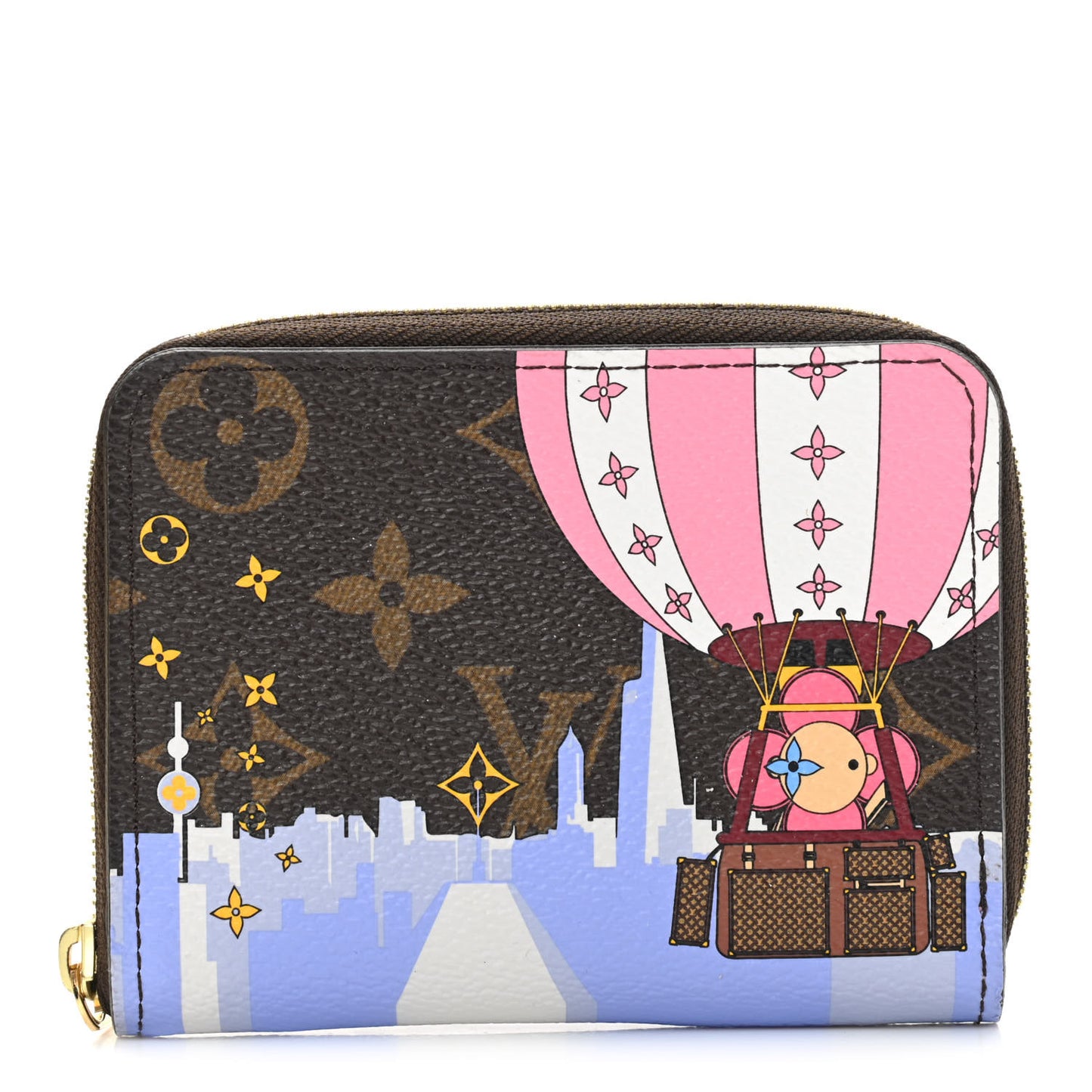 Monogram 2019 Christmas Animation Zippy Coin Purse