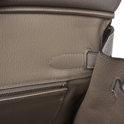 Hermes Togo Birkin 30 Gris Asphalte 14 of 33