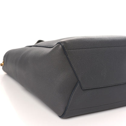 Celine Soft Grained Calfskin Sangle Bucket Bag Grey 8 of 10