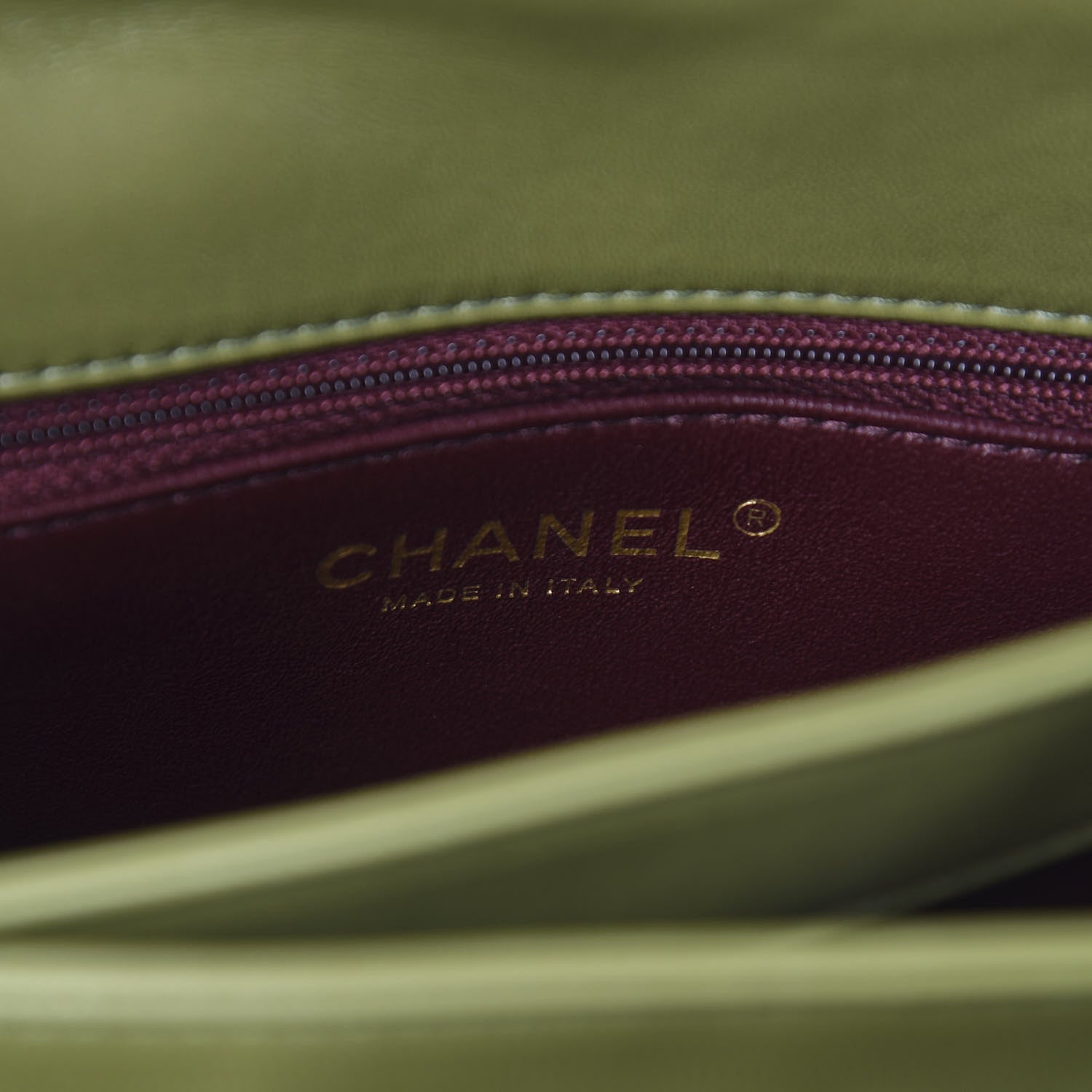 Chanel Lambskin Quilted Small Trendy CC Flap Dual Handle Bag Green 7 of 12