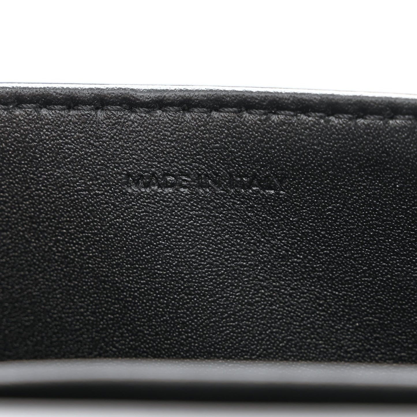 Shiny Calfskin Triomphe Shoulder Bag Black