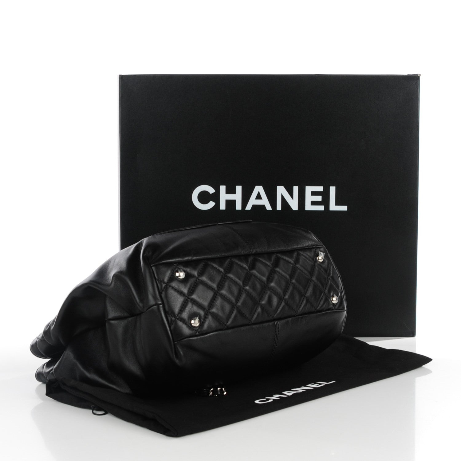Chanel Calfskin Large Trianon Tote Black 4 of 7