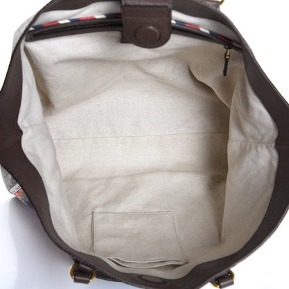 Gucci Soft GG Supreme Monogram Courrier Medium Crossbody Tote Beige New Acero 6 of 13