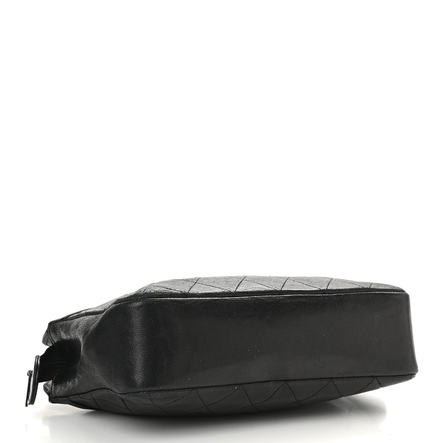 Lambskin Quilted Shoulder Bag Black