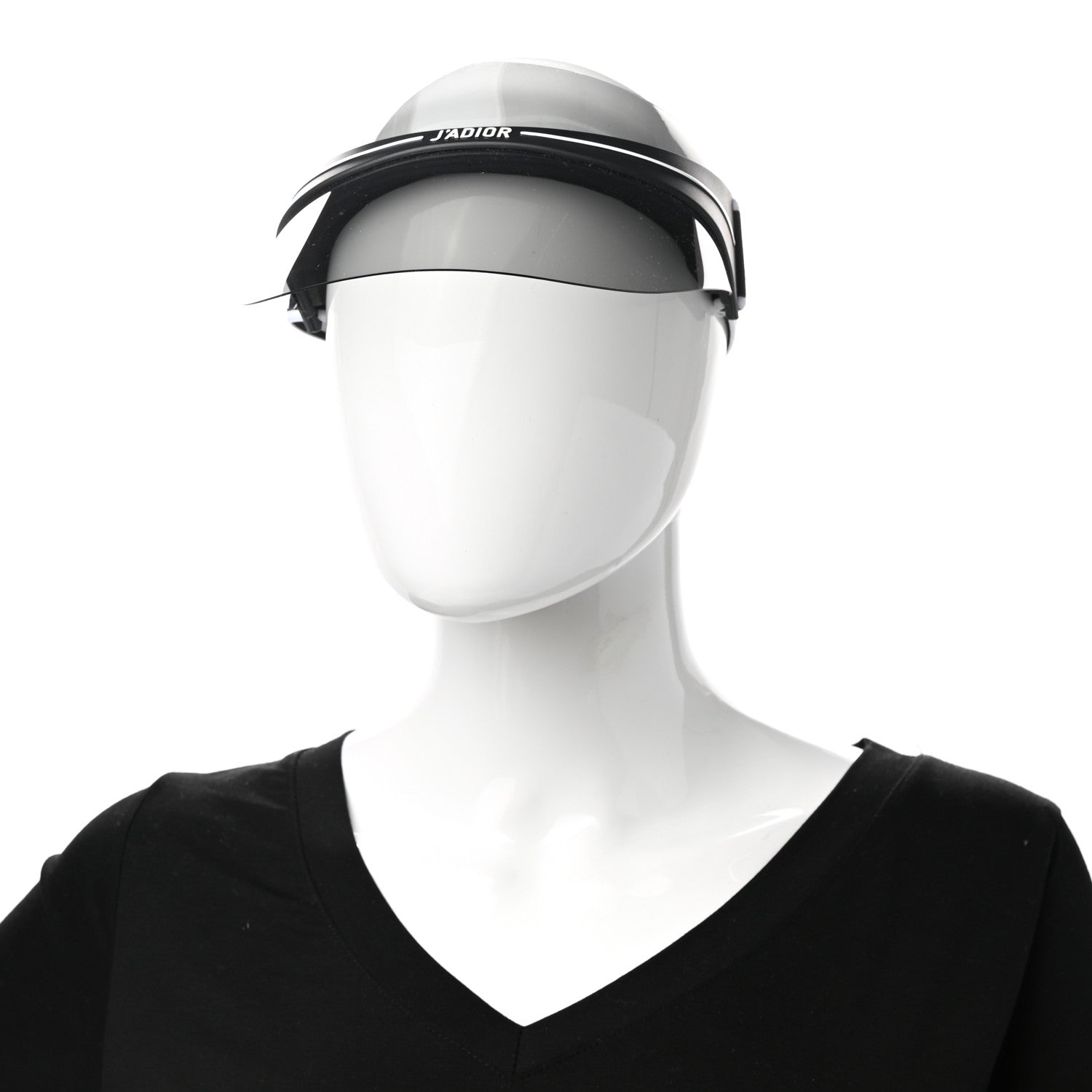 Christian Dior Mirrored DiorClub1 Sun Visor Black 2 of 9