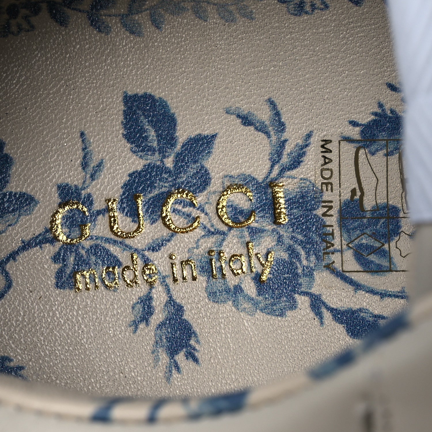 Gucci Apollo Calfskin Glitter Game Logo Womens Rhyton Sneakers 39 Mystic White 9 of 14