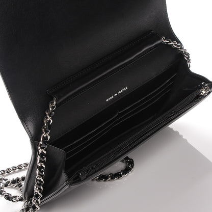 Chanel Patent Strass Wallet On Chain WOC Black 5 of 8