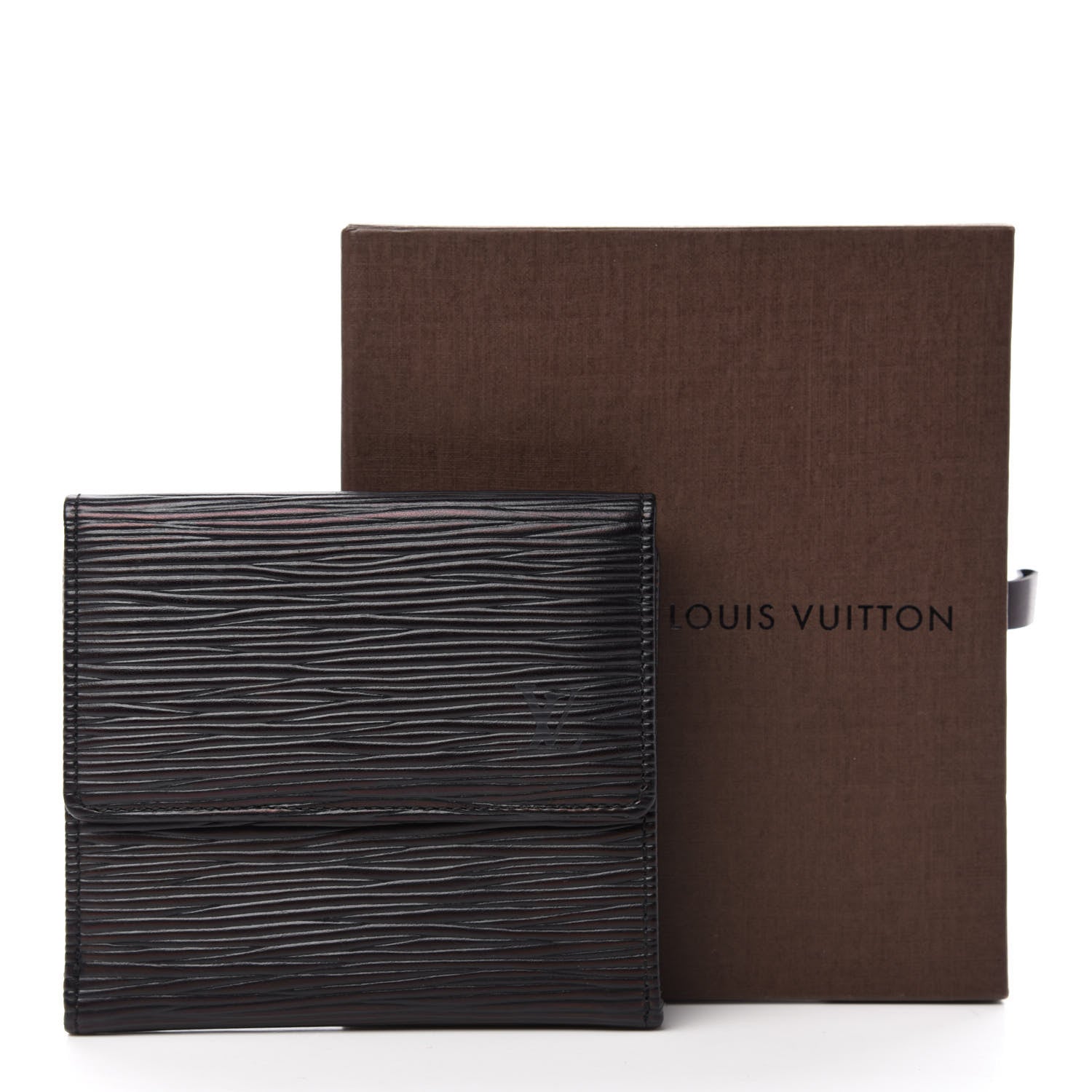 Louis Vuitton Epi Elise Wallet Black 9 of 9