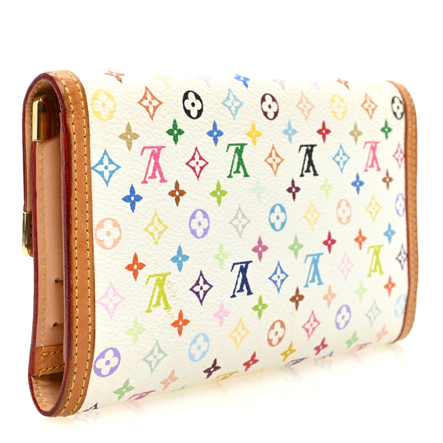 Monogram Multicolor Porte Tresor International Wallet White