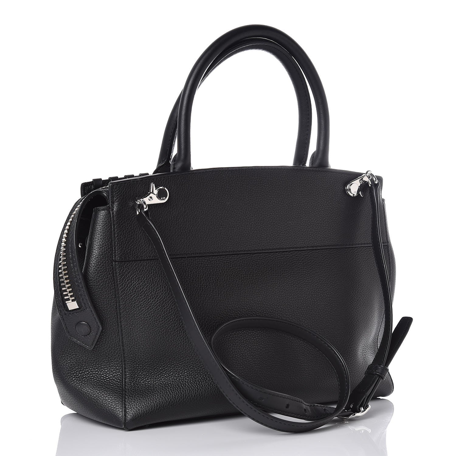 Alexander Wang Calfskin Suede Fringe Attica Tote Black 4 of 7